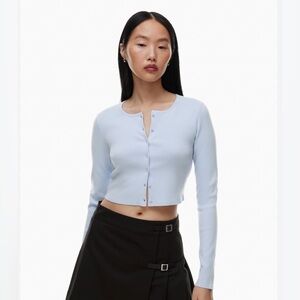 Sunday Best Sky Blue Button-Up cardigan